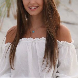 Brandy Melville peasant top